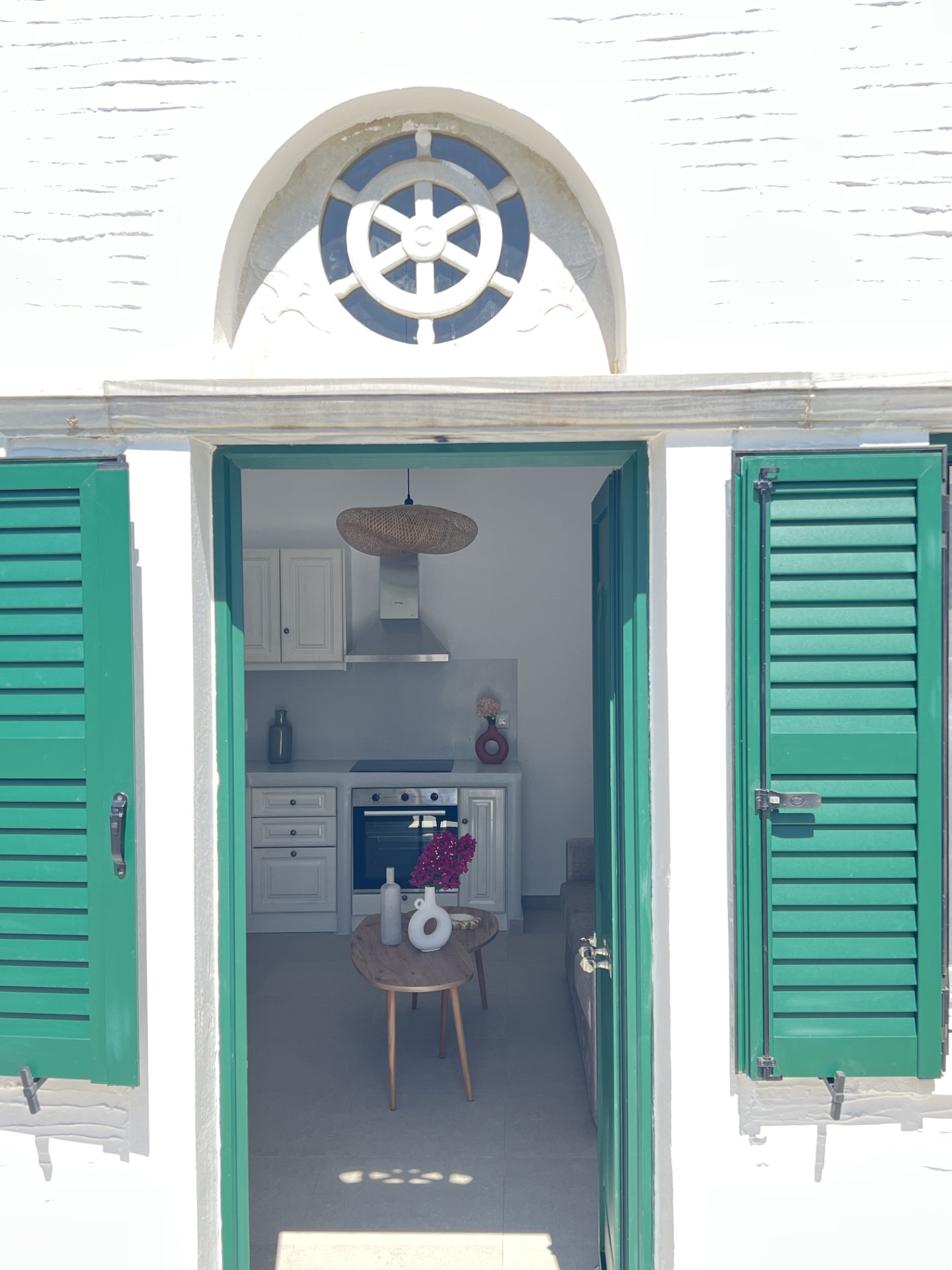 Cycladic doorway detail